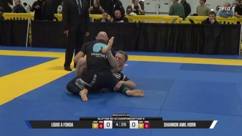 Shannon Amil Horn vs Louis A Fonda 2026 Pan IBJJF Jiu-Jitsu No-Gi Championship