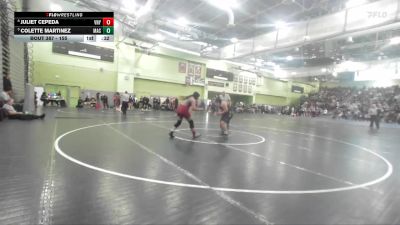 155 lbs Cons. Round 3 - Colette Martinez, MACES vs Juliet Cepeda, Van Nuys