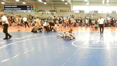 126 lbs Rr Rnd 1 - Connor Burns, Black Sheep Wrestling Club - HSB vs Christian Bribitzer, Sprig Gardner Wrestling Club - HSB