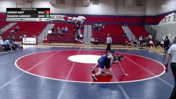 150 lbs Round 2 (3 Team) - Brandon Andrews, McKinney Boyd vs Andrew West, Wylie East