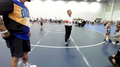 56 lbs Rr Rnd 3 - Isabelle Beam, CTWHALE Humpback - EL vs Elijah Brown, TNWC Rideout - EL