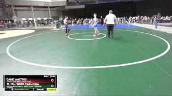 110 lbs Cons. Semi - Elijah-tiger Cabaluna, Inland Northwest Wrestling Training Center vs Dane Walters, Steelclaw Wrestling Club