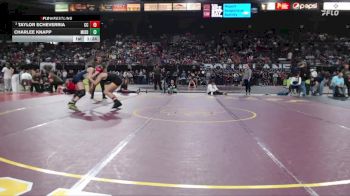 135 lbs Quarterfinal - Taylor Echeverria, Crook County vs Charlee Knapp, Middleton