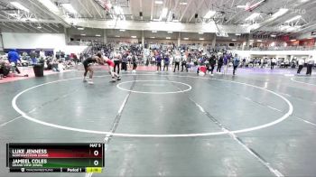 184 lbs Cons. Round 6 - Luke Jenness, Northwestern (Iowa) vs Jameel Coles, Grand View (Iowa)