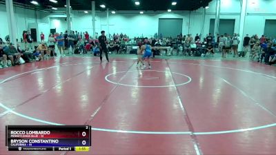 119 lbs Placement Matches (8 Team) - Rocco Lombardo, Pennsylvania Blue vs Bryson Constantino, California