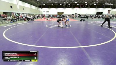 105A Semifinal - Sa`nya Griffith, Glenpool vs Raina Frantz, Shawnee-Mill Valley HS