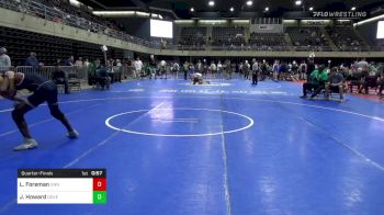 145 lbs Quarterfinal - Leo Foreman, University Park vs Jerusalem Howard, Dover