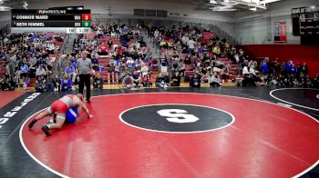 215 lbs Champ. Round 2 - Connor Ward, Westmont Hilltop Hs vs Seth Kimmel, Berlin Brothersvalley Hs