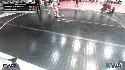 80 lbs Rr Rnd 4 - Stetson Rutherford, Grove Takedown Club vs Kutter Means, Salina Wrestling Club