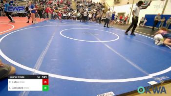 88 lbs Quarterfinal - Cyra Eaton, Dark Cloud Wrestling Club vs Emalea Campbell, Springdale Youth Wrestling