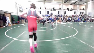 150 lbs Round Of 32 - Camden Hawkes, Silver Lake vs Ross Dannison, Pembroke