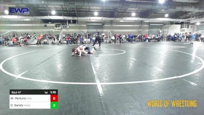 101 lbs Round Of 16 - Maysen Perkins, Greater Heights Wrestling vs Dakota Sandy, Mat Assassins