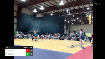 122 lbs Quarterfinals (8 Team) - Lacie Knick, Black Mambas vs Audrey Scherer, Missouri BattleGear White