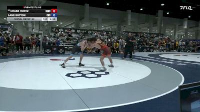 74 kg Cons. Rd Of 64 - Chase Hontz, Blue & Gold Wrestling Club vs Lane Button, Chippewa Wrestling Club
