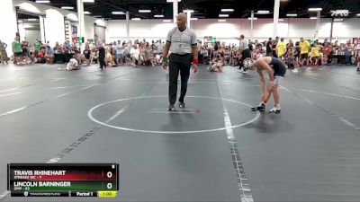 92 lbs Round 3 (6 Team) - Lincoln Barninger, OMP vs Travis Rhinehart, Streaks WC