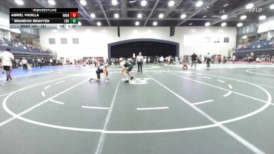 157 lbs Champ. Round 2 - Brandon Irigoyen, Lindsey Wilson (Ky.) vs Abriel Padilla, Unattached Mt Olive