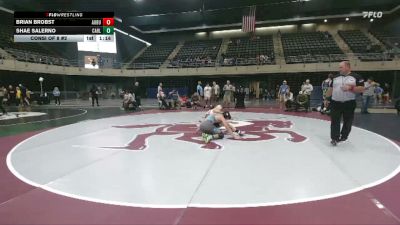125 lbs Consi Of 8 #2 - Brian Brobst, Auburn vs Shae Salerno, Carlisle