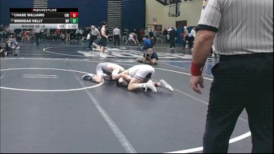127 lbs Round Of 16 - Chase Williams, Central Bucks East vs Brendan Kelly, Malvern Prep