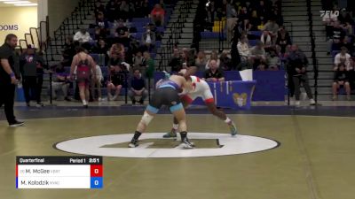 65 lbs Quarterfinal - Michael McGee, Virginia Beach Regional Training Center vs Matthew Kolodzik, New York Athletic Club