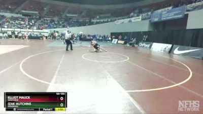 6A-120 lbs Champ. Round 1 - Izak Hutchins, Roseburg vs Elliot Mauck, Westview