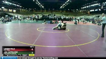 152 lbs Cons. Round 5 - Joe Castellone, First Baptist (Naples) vs Jaheim Mills, Mill Creek