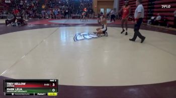 165 lbs Quarterfinal - Trey Kellow, Simpson vs Mark Leija, Graceland University