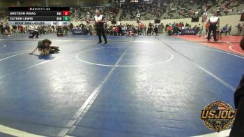 43 lbs Consolation - Greyson Waag, Keystone Wrestling Club vs Zayden Lewis, Team Nomad