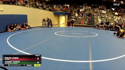 119-125 lbs Semifinal - Khloe Landis, Fulton vs Sydney Mason, Waynesville Middle