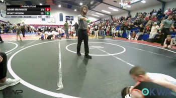 55 lbs Semifinal - Adam Brummett, Sperry Wrestling Club vs Wyatt Worth, Collinsville Cardinal Youth Wrestling