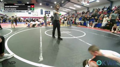 55 lbs Semifinal - Adam Brummett, Sperry Wrestling Club vs Wyatt Worth, Collinsville Cardinal Youth Wrestling