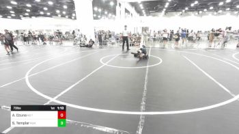 73 lbs Quarterfinal - Alex Ozuna, No Team vs Silas Templar, Run To Danger