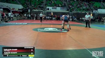 7A 190 lbs Quarterfinal - Sheldon Sharp, Bob Jones vs Porter Schott, Chelsea