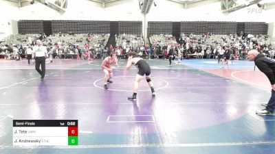 151-H2 lbs Semifinal - Joseph Tete, Lenape vs Joel Andrewsky, Other
