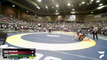 1A 120 lbs Quarterfinal - Krey Bradbury, Wayne vs Tavin Leibbrant, Panguitch