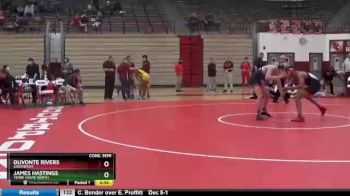 152 lbs Cons. Semi - James Hastings, Terre Haute North vs Duvonte Rivers, Southport