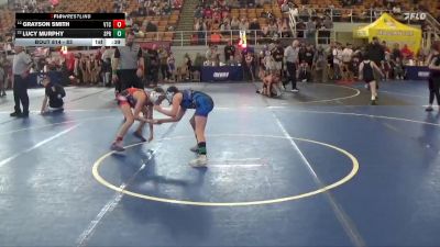 83 lbs Cons. Round 2 - Lucy Murphy, Springboro vs Grayson Smith, Valdus Training Center