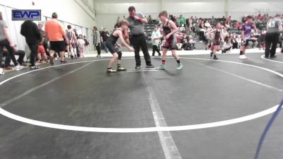 100 lbs Consolation - Wyatt Cox, Pocola Youth Wrestling vs Jaxon Fry, Checotah Matcats