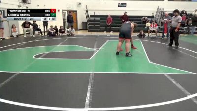 285 lbs 1st Place Match - Gunner Smith, Hewitt-Trussville Middle School vs Andrew Barton, Simmons Middle School