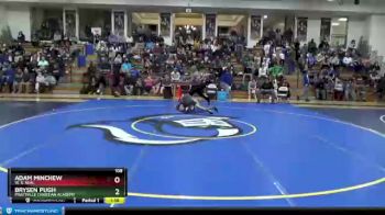 108 lbs Quarterfinal - Brysen Pugh, Prattville Christian Academy vs Adam Minchew, W. S. Neal