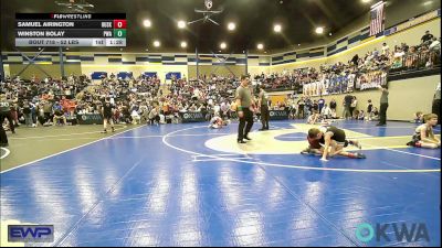 52 lbs Quarterfinal - Samuel Airington, Husky WC vs Winston Bolay, Perry Wrestling Academy