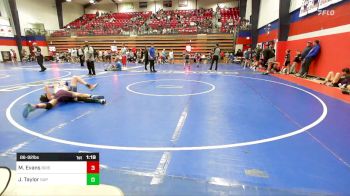 86-92 lbs Rr Rnd 5 - Miles Evans, Bristow vs Jacob Taylor, Sapulpa