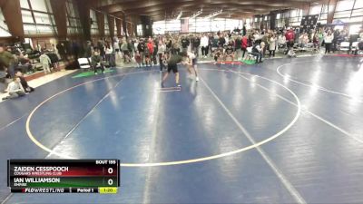 135 lbs Champ. Round 2 - Ian Williamson, Empire vs Zaiden Cesspooch, Cougars Wrestling Club