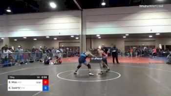 78 kg Prelims - Bruce Moe, Bison Wrestling Club vs Brad Swartz, Fitness Quest Wrestling Club