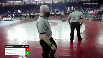 145 lbs Semifinal - Mark Botello, Hingham vs Maurice Cooper, Hope