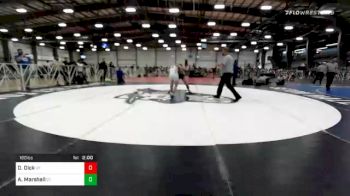 160 lbs Prelims - Dillon Dick, UT vs Alexander Marshall, CT