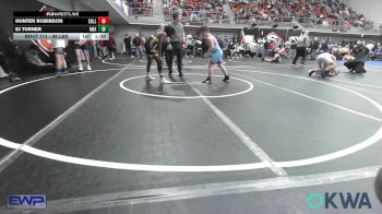 96 lbs Quarterfinal - Hunter Robinson, Collinsville Cardinal Youth Wrestling vs EJ Turner, HURRICANE WRESTLING ACADEMY