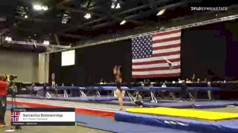 Samantha Breckenridge - Tumbling, Kris Power Tumbling - 2021 USA Gymnastics Championships
