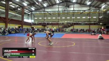 120 lbs Cons. Round 3 - Damian Resendez, Mt. Carmel vs Jack Dinwiddie, Wadsworth