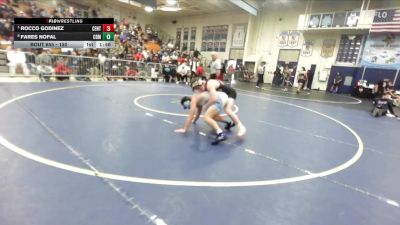 150 lbs Quarterfinal - Rocco Godinez, Centennial vs Fares Nofal, Corona Del Mar