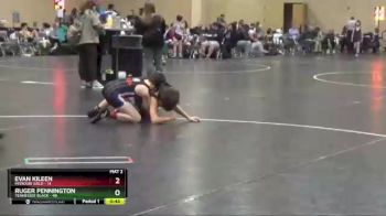 100 lbs Finals (2 Team) - Evan Kileen, Missouri Gold vs Ruger Pennington, Tennessee Black